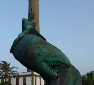 Blick zum Leuchtturm