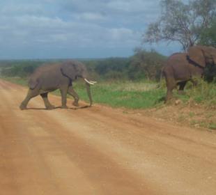 Fußgängerüberweg in Kenia