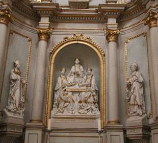 Spätbarocker Benediktsaltar, Detail