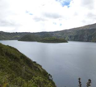 Blick auf den Kratersee