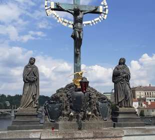 Karlsbrücke in Prag / Praha, 