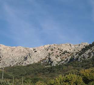 Bei einer schönen Bergwanderung bei Baška