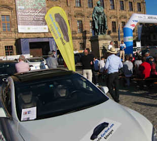 Tesla-Car-Rent Stand bei der Wave in erlangen 2019