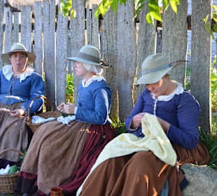 Schauspielerinnen der Plimoth Plantation