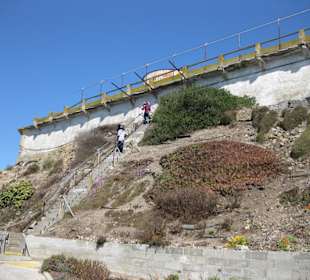 Treppe zum Gefängnisshof
