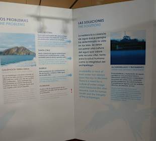 In der Station viele Erklärungen