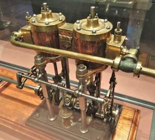 Dampfmaschine als Modell im IMM