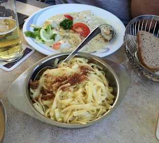 Pasta zu den Fischgerichten