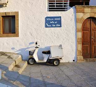 Schöne Gassen von Lindos