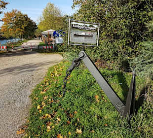 Von Dorsten aus kommend über die Kanalpromenade