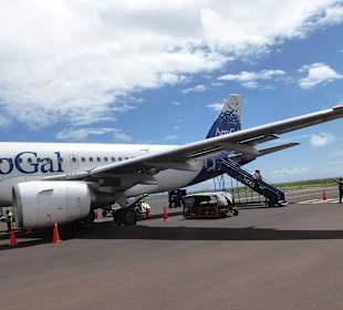 Große Maschinen A319/20 B737 können hier landen