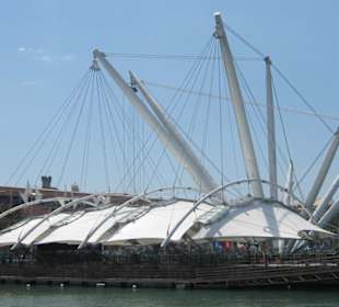 La struttura al porto antico