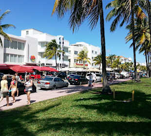 Blick auf den Ocean Drive
