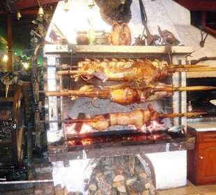 Spanferkel an allen Ecken