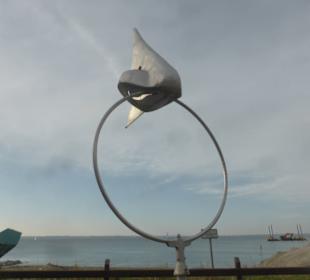 Kinetische Kunst " Nase im Wind "