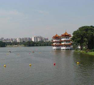 Pagoden im Chinese Garden