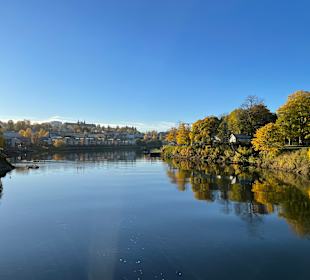 Blick außerhalb der Stadt
