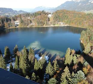 Ausblick von der Skischanze Oberstdorf
