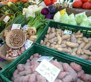 Impressionen des Wochenmarkt in Luxemburg Stadt