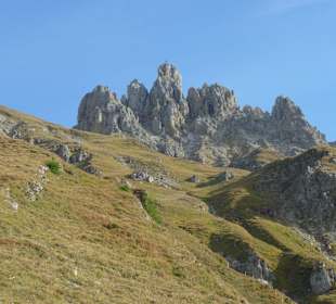 Blick zurück zur Rosszahnscharte