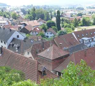 Blick von der Oberstadt zur Unterstadt
