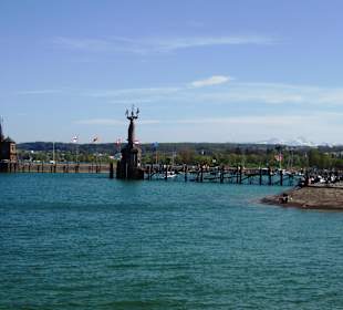 The Staute of Imperia at the harbour
