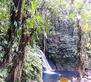 Bei den Wasserfällen