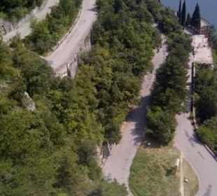 Ponalestraße von oben.