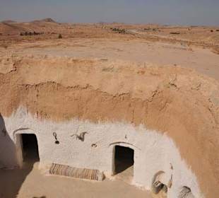 Noch bewohnte Höhlenwohnung