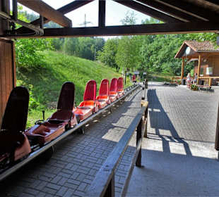 Bahnhofsbereich der Sommerrodelbahn