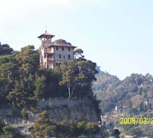 Einfahrt in den Hafen von PORTOFINO