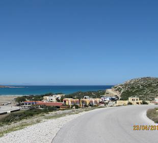 Prasonissi Strand in sicht