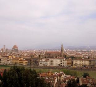 Blick auf  Florenz