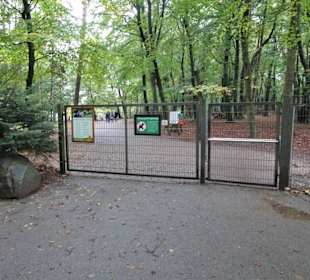 Zugang zum Freigehege des Wildparks