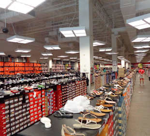 In einem Schuh Geschäft