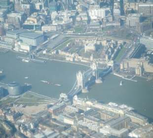 Tower Bridge - Flugzeugaufnahme