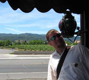 Am Ende des Wine Trains