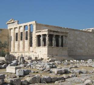 Vista del Tempio delle Cariatidi