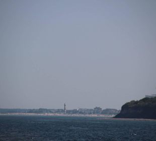 Anfahrt auf Warnemünde