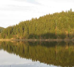 Abendstimmung an der Bleilochtalsperre