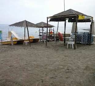 Wassersport am Strand ohne Betrieb