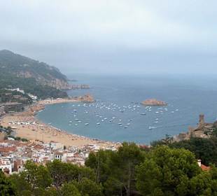 Tossa de Mar von oberhalb