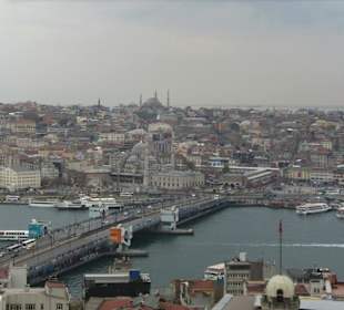 Blick vom Galata Turm