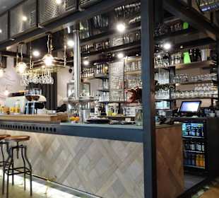 Die Theke des Burger Restaurant Ludwig