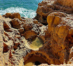 Ausblick Carvoeiro Boardwalk