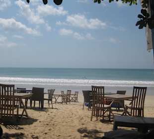 Fischrestaurant am Strand von Jimbaran