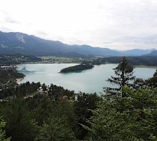 Blick vom Tabor auf den Faakersee