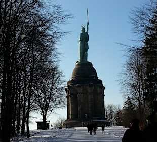 Auf dem Weg zum Hermann.