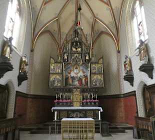 In der Kirche Mariä Himmelfahrt in Partenkirchen