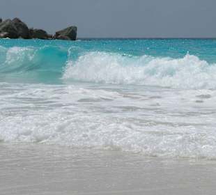 Strand, Anse Georgette, Praslin, Seychellen